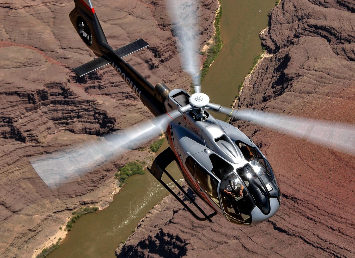 Grand Canyon National Park: Naturskøn helikoptertur til den sydlige kant