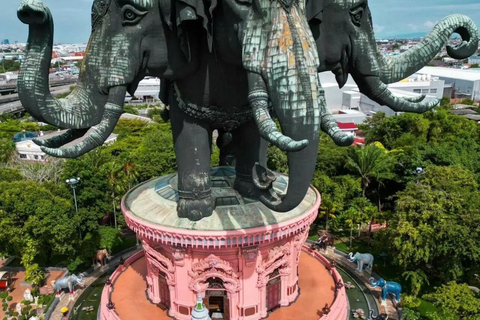 Bangkok Erawan Museum, Ancient City & Bang Pu Private Trip Ancient City & Erawan Museum｜Buffet Lunch｜Private Car Tour