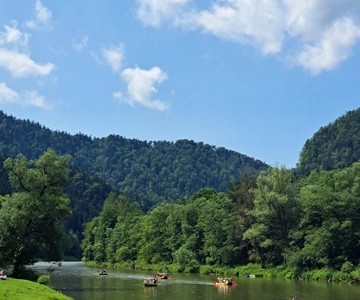 From Zakopane: Dunajec River Rafting Trip with Pickup