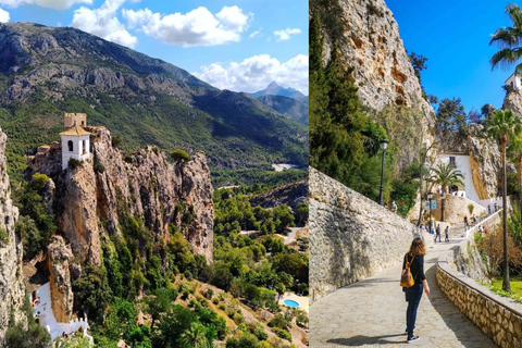 De Calpe a Guadalest e cachoeiras de Algar