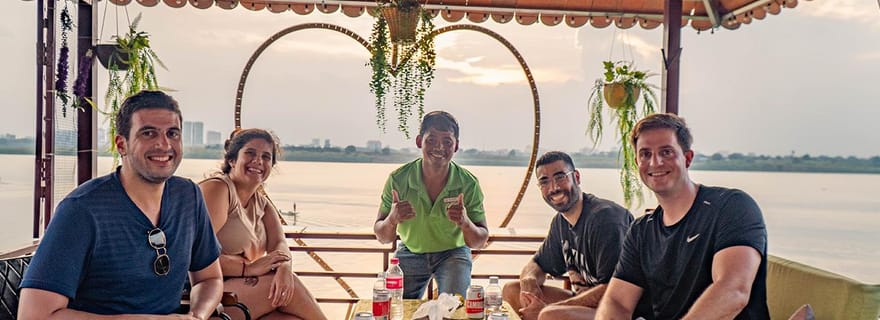 Phnom Penh Silk Island Sunset Haft Day Vespa Tour