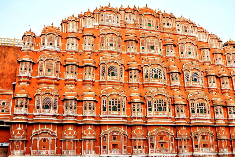 Jaipur : Visite privée de la ville avec chauffeur et guideJaipur : Visite privée de la ville avec chauffeur et guide et entrée