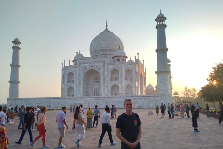 Agra: Bezoek Taj Mahal en Agra Fort met lunch