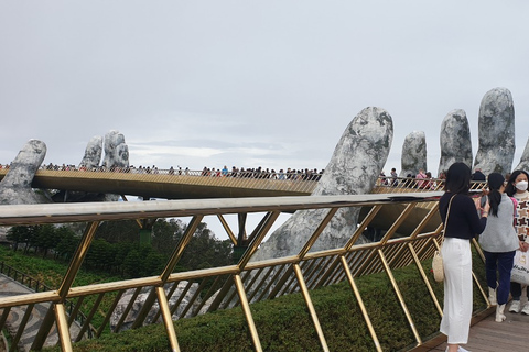 Private car from Chan May port to Golden Bridge &amp; back