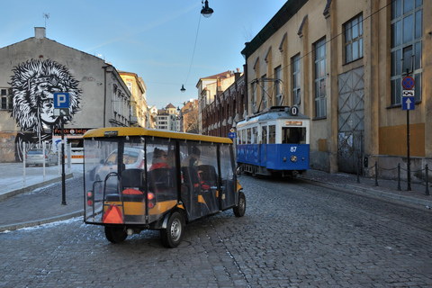 Krakow: Old Town, Kazimierz & Ghetto by Electric Golf Cart Multilingual Tour