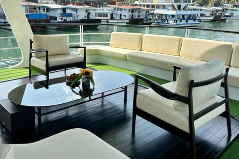 From Hanoi: Ha Long Bay Private Charter VIP Cruise| Luxury Sharing Transfer + Premium Day Cruise (Non-Charter)