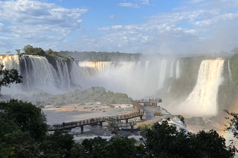 Visite privée d&#039;une journée au Brésil et en Argentine à côté des chutes d&#039;IguassúVisite privée d&#039;une journée des côtés brésilien et argentin des chutes