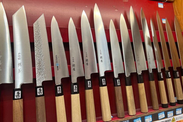 Tsukiji and Asakusa Kappabashi Knife Shop Tour with Guide