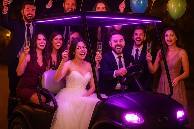 Gdansk:Private City Tour Golf Cart PartyBus Alcohol Included 2H Private City Tour with alcohol drinks on board