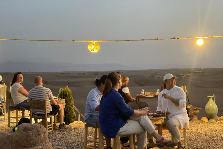 Marrakesch:Erkunde die Wüste Agafay Kamel&Quad mit Abendessen&Show