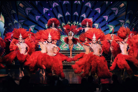 París: ticket para un cabaret del Moulin Rouge con champán