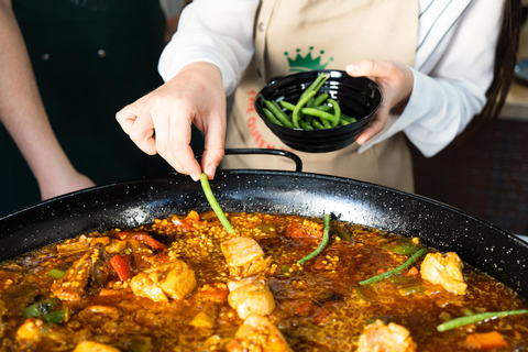 Madrid: Paella Cooking Class with Unlimited Wine & Churros Paella Cooking Class Unlimited Wine Churros & Chocolate
