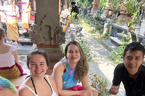 Ubud: Private Half-Day Tour Rice Terrace, Temple & Waterfall Private Ubud Half-Day Tour (Without Entrance Ticket)