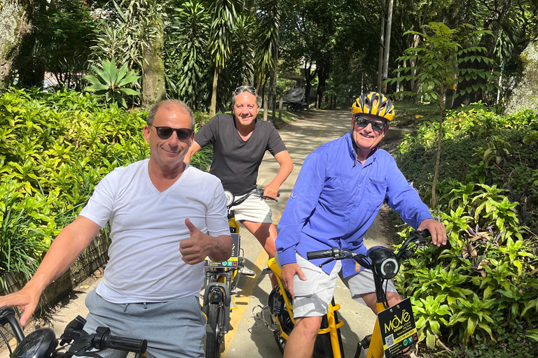 Medellín City Tour mit dem E-Bike: Das Beste in 4 Stunden, inklusive Mittagessen