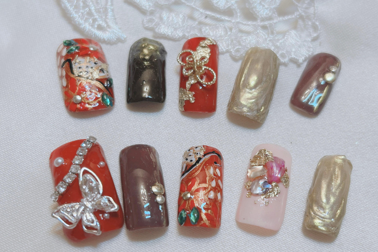 Yokohama: Japansk nagel- och hårstyling, sminkning, kimonouthyrningJapansk nagel