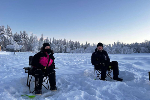 Ice Fishing Adventure in Levi with Salmon Soup