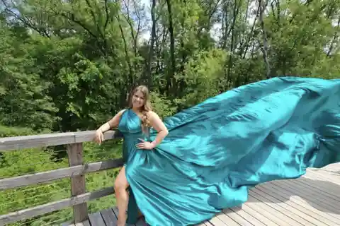 Madison: Flying Dress Photo Shoot
