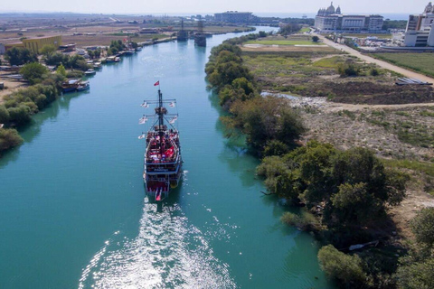 Manavgat: Riverboat Tour Waterfall, Bazaar and River Cruise Riverboat Tour Waterfall, Bazaar (No Transfer)