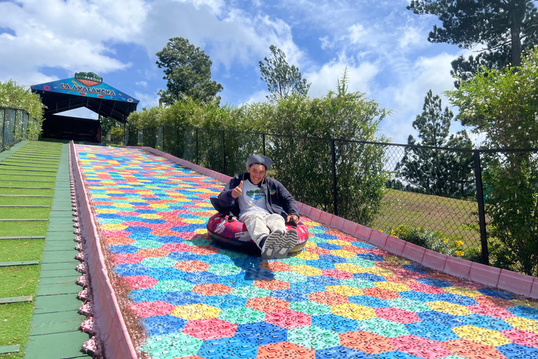 Boquete: Mountain Park with 40m Donut Slide & Volcano Views