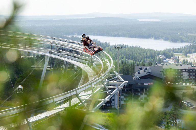 Rovaniemi to Ruka Roller Coaster & Korouoma Canyon Waterfall