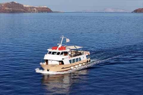 Santorini: Tour of Caldera with Glass-Bottom Boat
