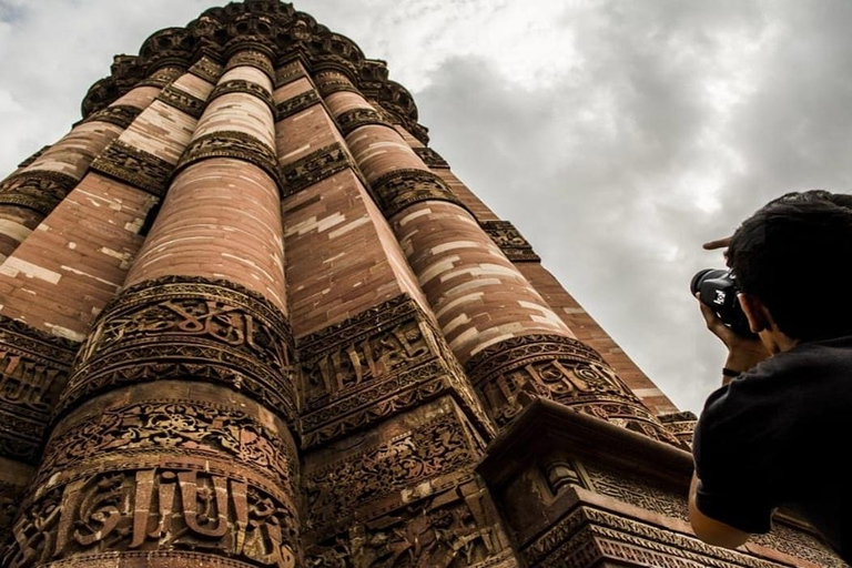 From Delhi: Heritage & Culture Tour with Tuk-Tuk Ride Old & New Delhi Tour With Car & Guide Only