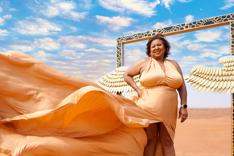 Dubai: Sessão de fotos com vestido voador no deserto