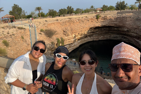 Wadi Arbyeen Hike & Swim with Quriyat, Fins & Sinkhole