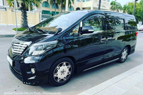 Privé transfer van Phnom Penh naar Sihanoukville