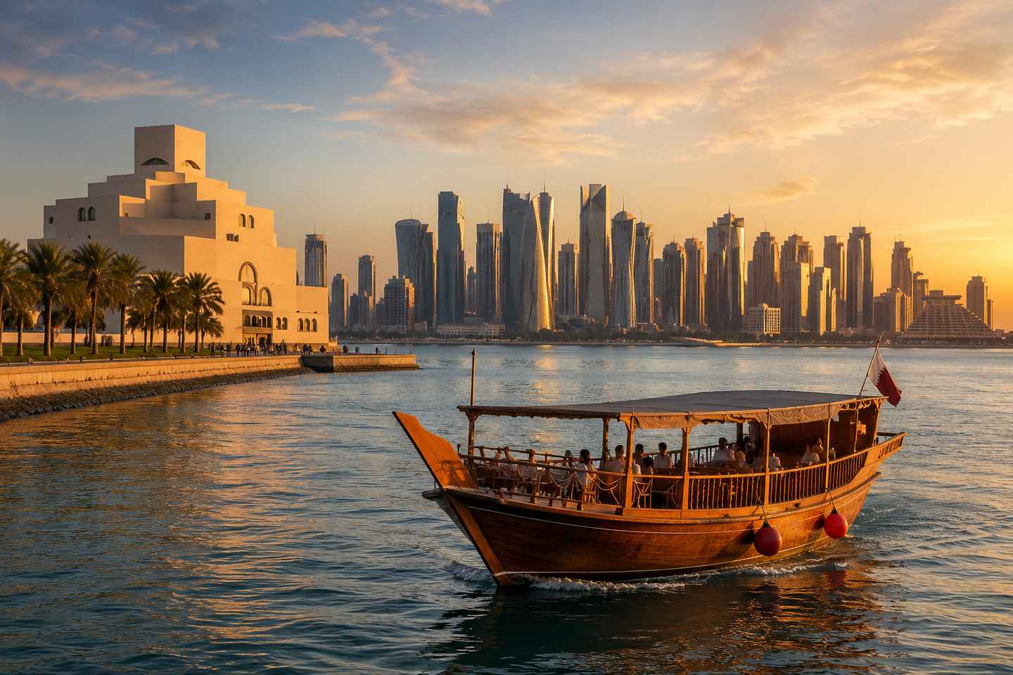 Doha: Full Day City Tour & Traditional Dhow Boat Ride - Doha: Shared Full Day City Tour