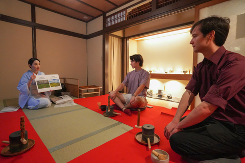 Visite à pied de la cérémonie du thé et du Wabi-sabi à Kyoto Gion