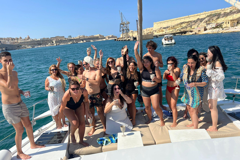 Malta: Catamaran Private Day Charter with Skipper