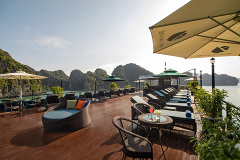 From Hanoi: Visit Halong Bay In 3 Days With A 5-Star Cruise Private Tour With Private Car Transfer & Luxury Cruise