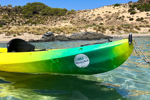 Menorca: Guided kayak tour of Mongofre and Addaia Bay