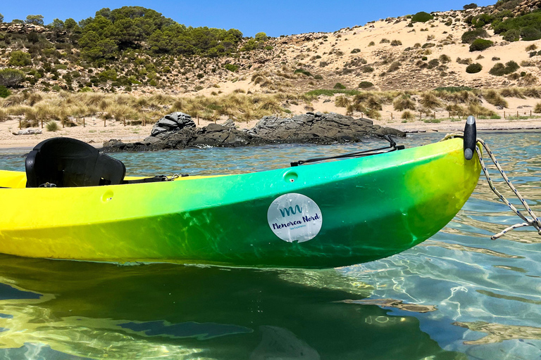Menorca: Guided kayak tour of Mongofre and Addaia Bay