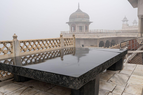 Visite de la vieille ville d'Agra et de son bazar, avec le Taj Mahal et le Fort d'AgraVisite privée avec voiture, chauffeur, guide et billets pour les monuments