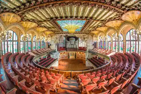 Barcelona: Guidad tur i Palau de la Música på japanska