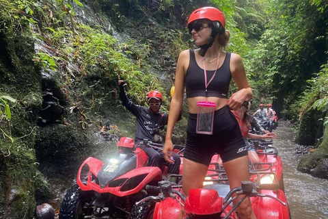 Ubud: Kuber single ATV Quad Adventure with Waterfall Track