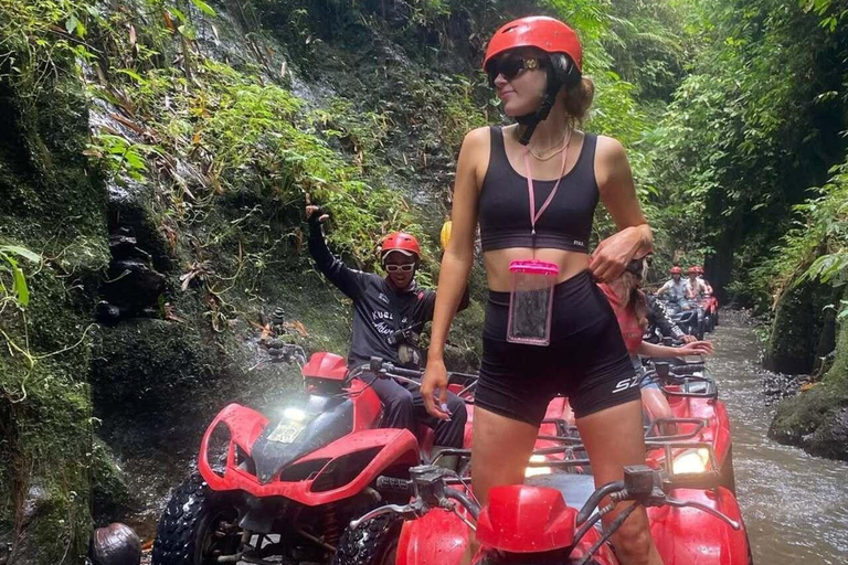 Ubud: Kuber single ATV Quad Adventure with Waterfall Track