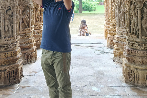 Drop Udaipur From Ahmedabad with Visit Rani Vav & Sun Temple Private Tour with AC Transportation and Dedicated Driver.