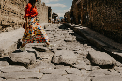 Da Roma: Escursione di un giorno alle rovine di Pompei con il treno ad alta velocitàPompei: tour a piedi in Italia