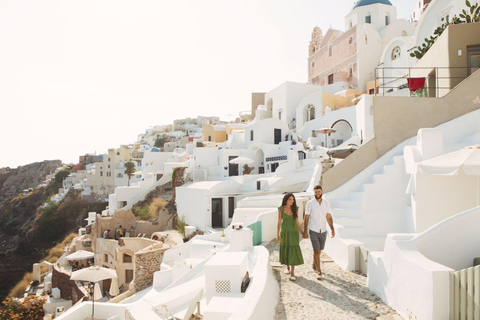 Santorini: Profesjonalna sesja zdjęciowa wioski OiaSantorini: Oia Village Premium Photo Shoot (25 zdjęć)