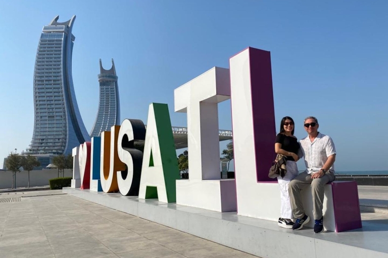 Doha, Katar: Wycieczka po mieście Doha z prywatną wycieczką łodzią DhowDoha-Katar: najważniejsze atrakcje miasta z prywatną wycieczką łodzią Dhow