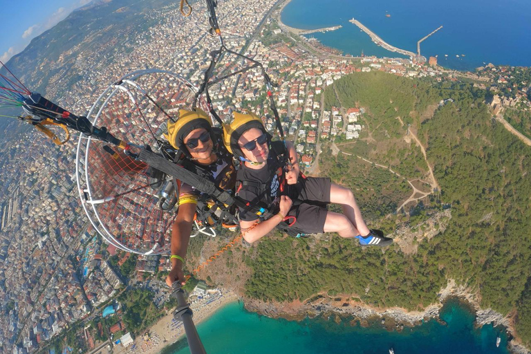 Alanya: Cleopatra Beach Tandem Paramotor Flight