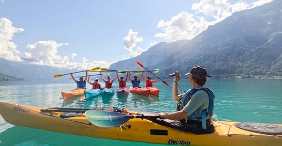 Interlaken: Kayak Tour of the Turquoise Lake Brienz