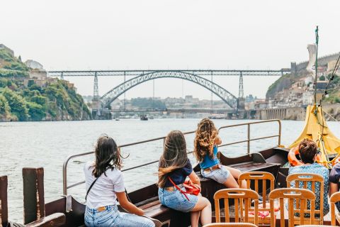 Porto: rondvaart over de rivier Douro langs 6 bruggen