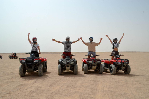 Hurghada: Safari quadami i buggy z kolacją i pokazem