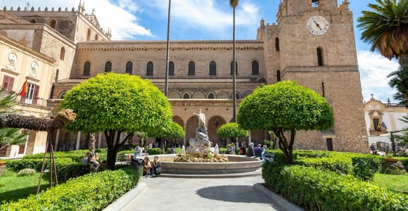 From Cefalù: Palermo & Monreale Cathedral Tour