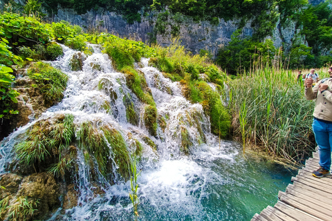 From Zagreb: Plitvice Lakes and Rastoke Private Day Trip English