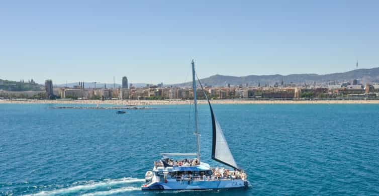 Barcelona: Daytime or Sunset Catamaran Cruise with Music photo 8